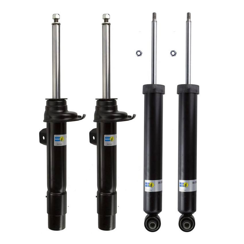 BMW Suspension Strut and Shock Absorber Assembly Kit - Front and Rear (Sport Suspension without Electronic Suspension) (B4 OE Replacement) 33526873741 - Bilstein 3801411KIT